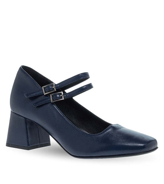 Women's Leather Mary Jane Shoes Maison Minrelle 13232009