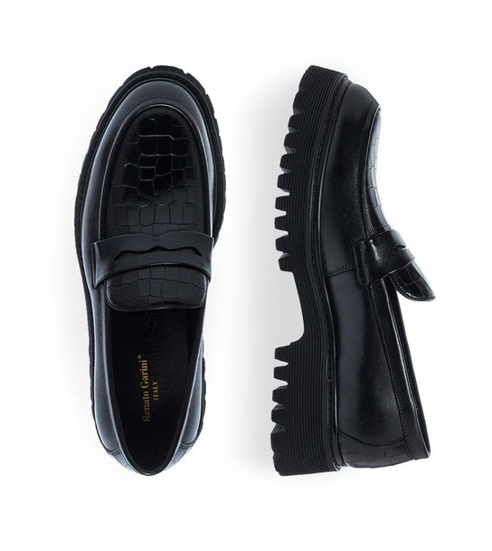 Ανδρικά Δερμάτινα Loafer Renato Garini V515W8202950