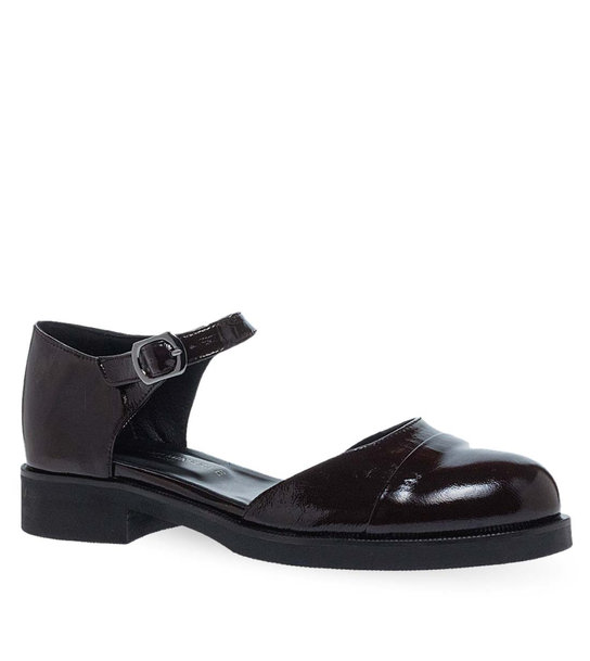 Women's Leather Mary Jane Shoes Maison Minrelle 13232017