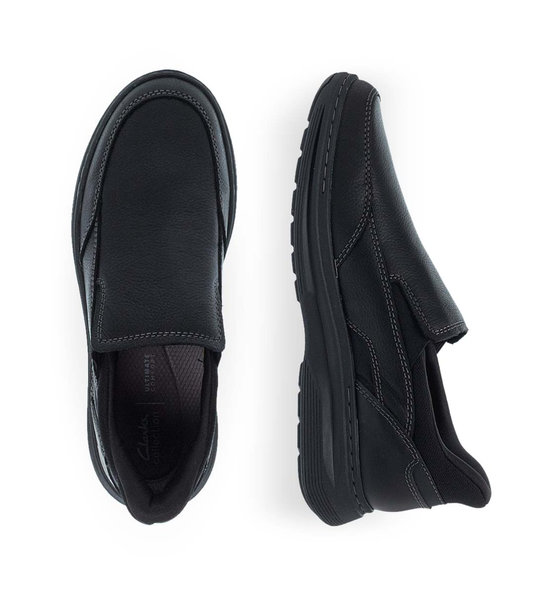 Mens Leather Slip On Shoes Clarks 26184711