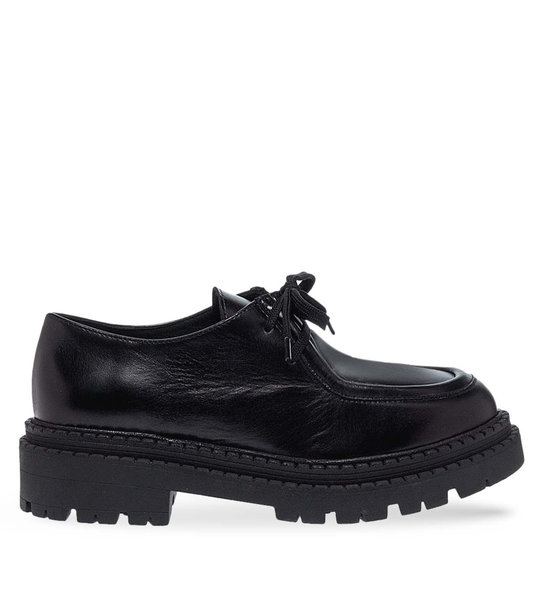 Womens Leather Oxford Shoes Maison Minrelle 11132029