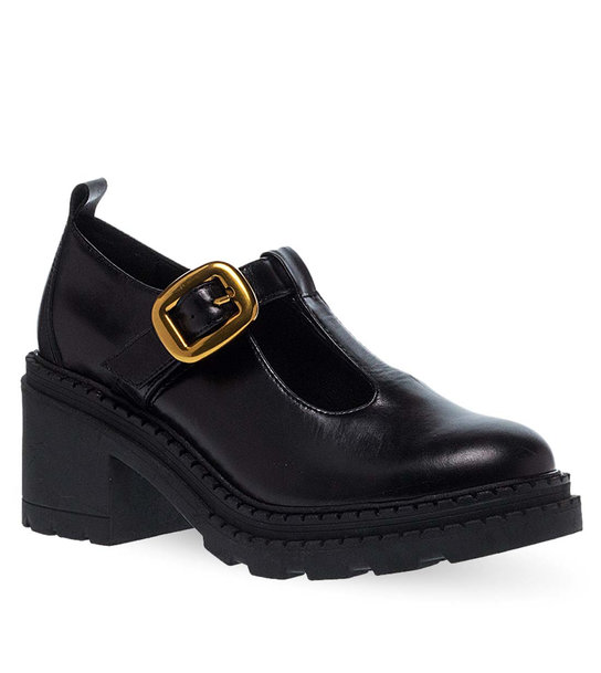 Women's Leather Mary Jane Shoes Maison Minrelle 13232013