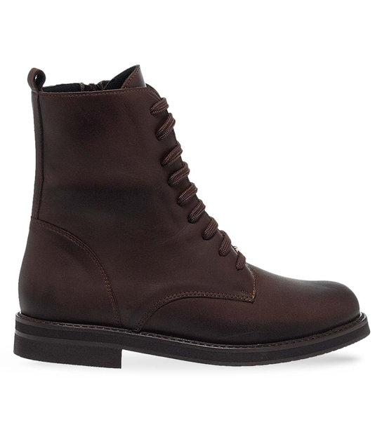 Womens Leather Ankle Boots Maison Minrelle 10332210