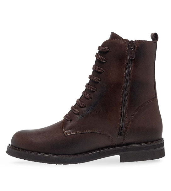 Womens Leather Ankle Boots Maison Minrelle 10332210