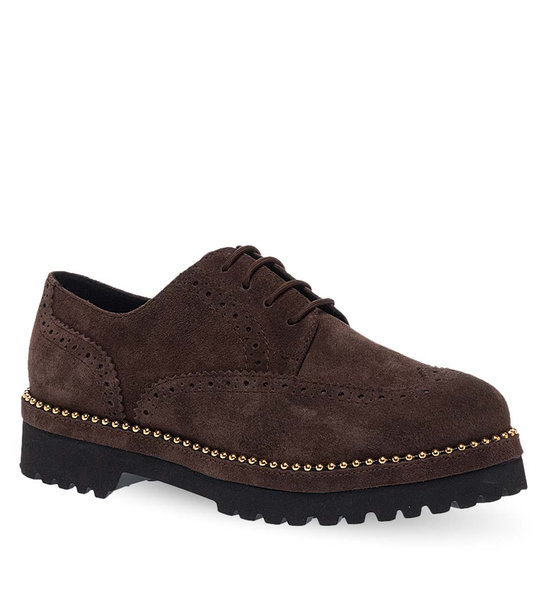 Women's Leather Oxford Shoes Maison Minrelle 11132024