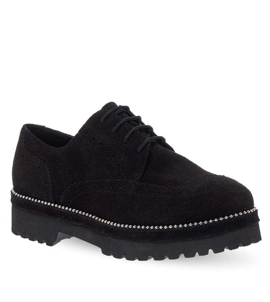 Women's Leather Oxford Shoes Maison Minrelle 11132024