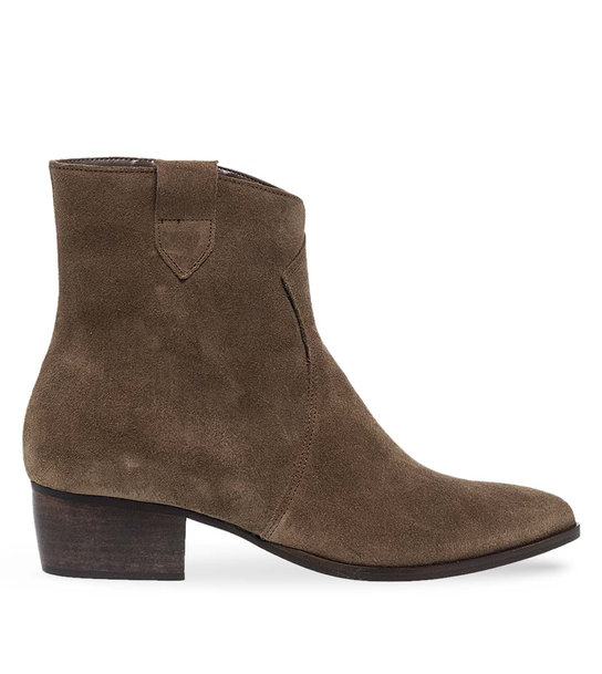 Womens Leather Ankle Boots Maison Minrelle 10332361