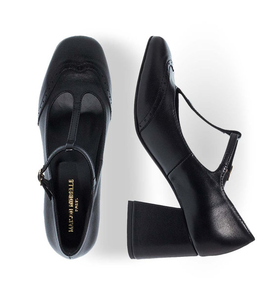 Womens Leather Mary Jane Shoes Maison Minrelle 13232018
