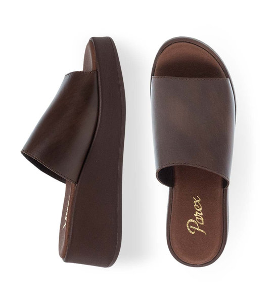 Γυναικεία Δερμάτινα Flatform Parex 12729016