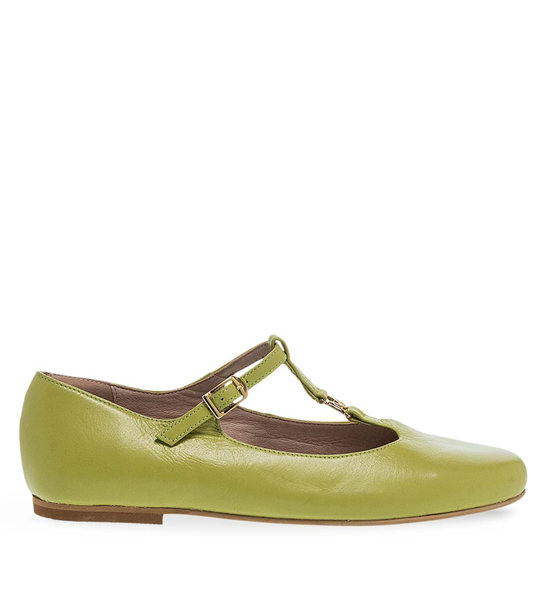 Womens Leather Ballerinas Maison Minrelle 10433016