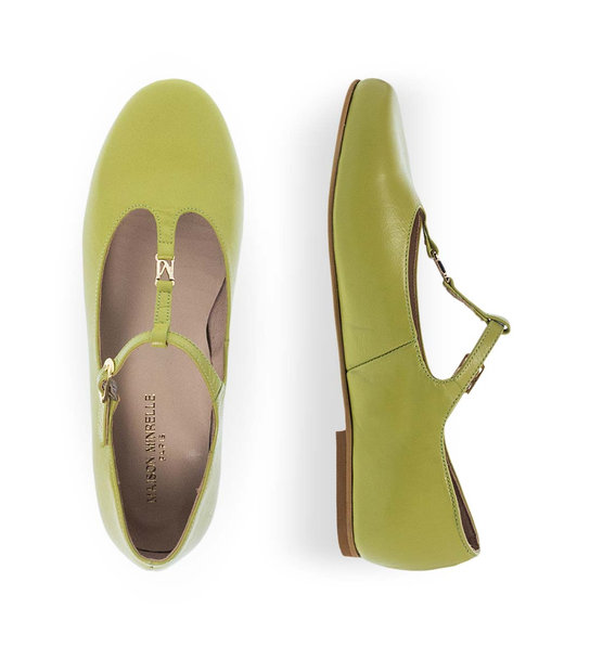 Womens Leather Ballerinas Maison Minrelle 10433016