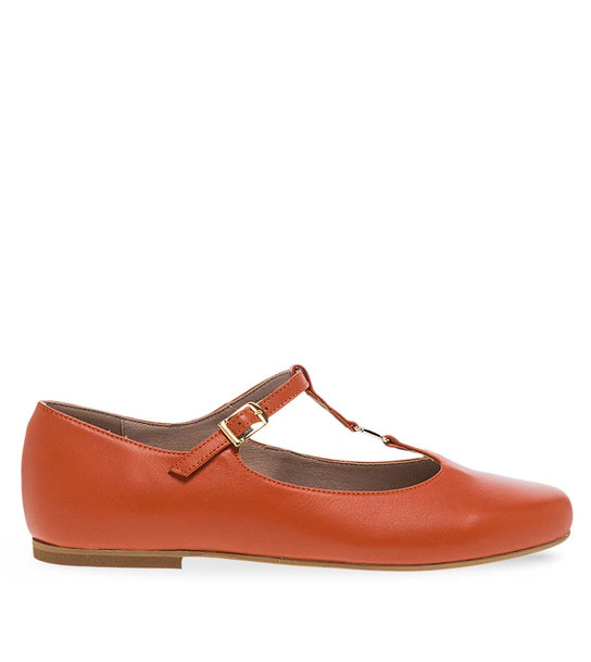 Womens Leather Ballerinas Maison Minrelle 10433016
