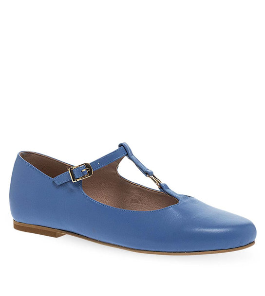 Womens Leather Ballerinas Maison Minrelle 10433016