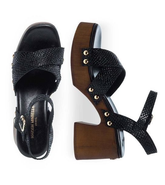 Womens Leather Sandals Maison Minrelle 11633180