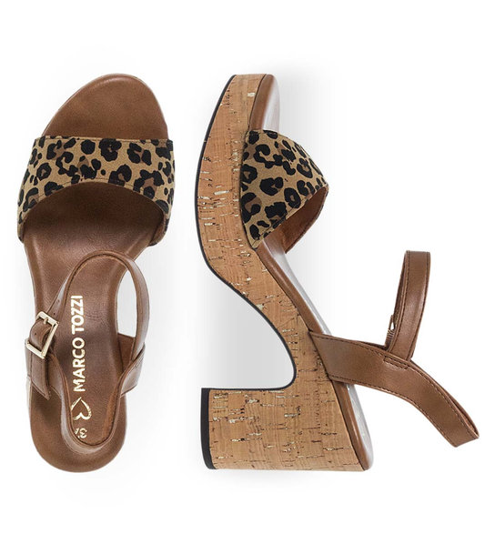 Womens Heeled Sandals Marco Tozzi 2-28008-42 9E7
