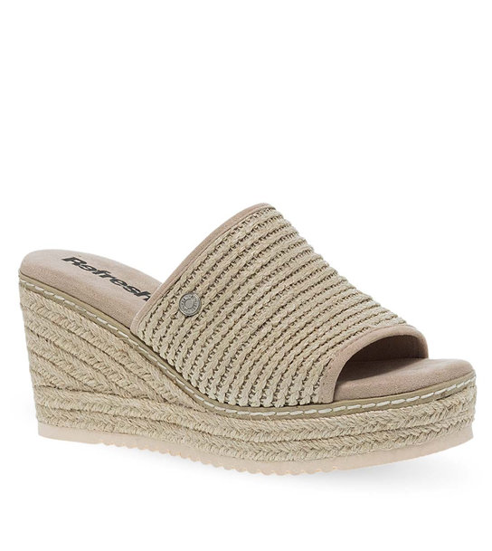 Γυναικείες Πλατφόρμες Refresh 172649 Beige