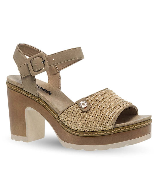 Γυναικεία Comfort Πέδιλα Refresh 175281 Taupe
