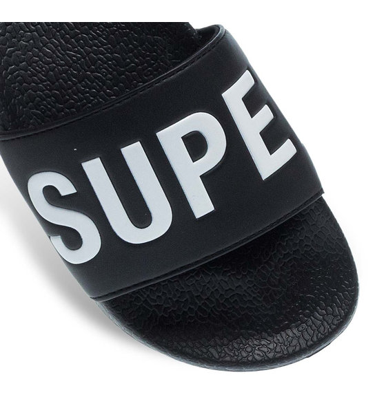 Mens Slides Superdry Mf310291A Black/Optic