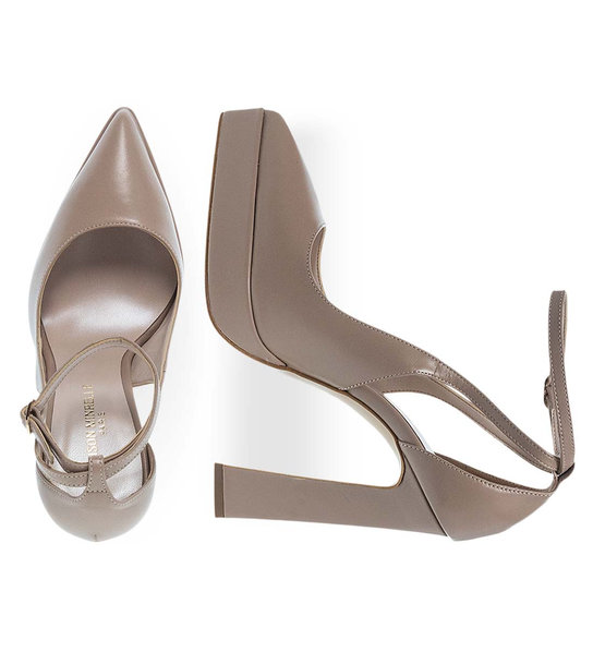 Womens Leather Sandals Maison Minrelle 11633404