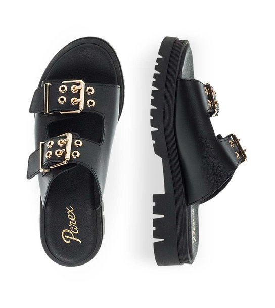 Womens Leather Comfort Sandals Parex 11633229