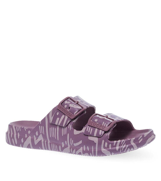 Womens Slides With Two Straps Luofu 11833057