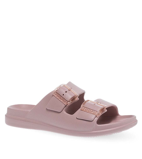 Womens Slides With Two Straps Luofu 11833059