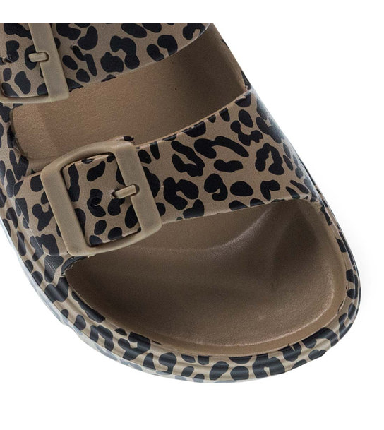 Womens Slides With Two Straps Parex 11833078