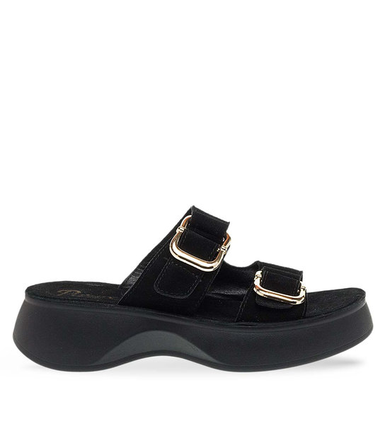 Γυναικεία Δερμάτινα Flatform Parex 12733007