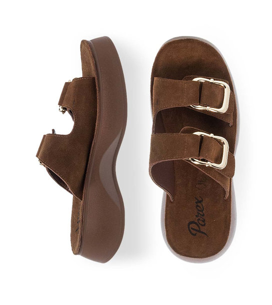Womens Leather Flatforms Parex 12733007