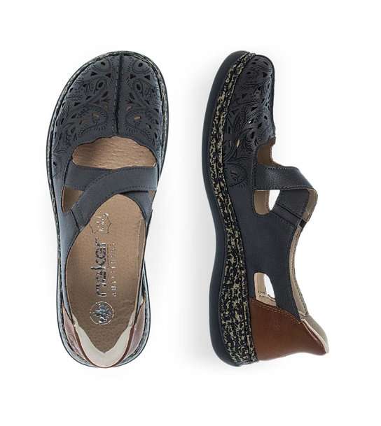 Womens Ballerinas Rieker 46352-45