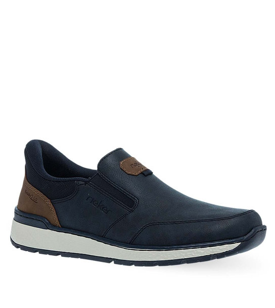 Men's Leather Slip On Shoes Rieker B9057-14