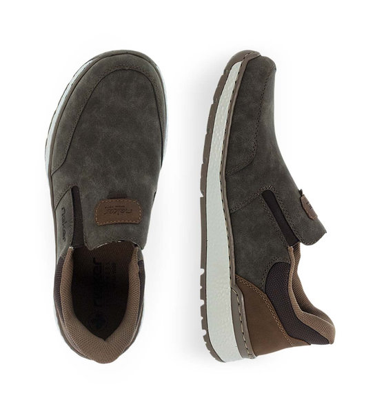 Ανδρικά Δερμάτινα Slip On Παπούτσια Rieker B9057-25
