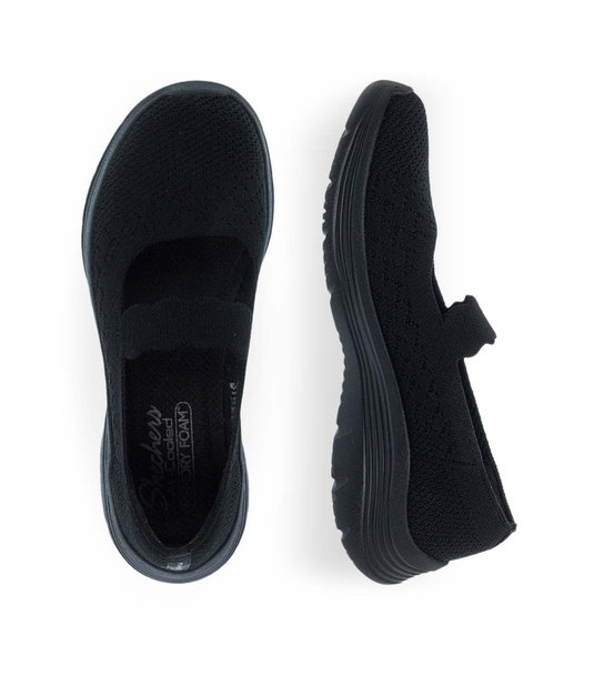 Womens Ballerinas Skechers 159252_Bbk
