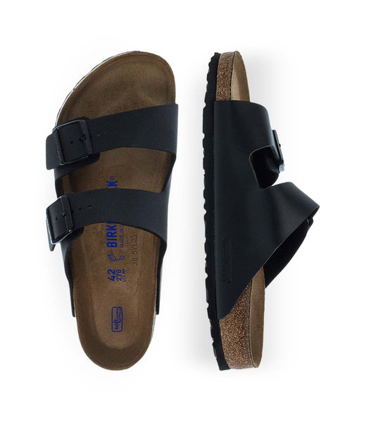 Mens Sandals Birkenstock Bk0Sh55125100355 Black - Regular Fit