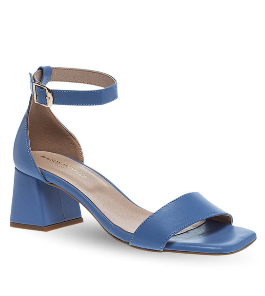 Women's Leather Heeled Sandals Maison Minrelle 11633153
