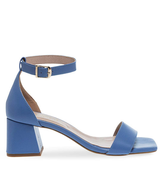 Womens Leather Heeled Sandals Maison Minrelle 11633153