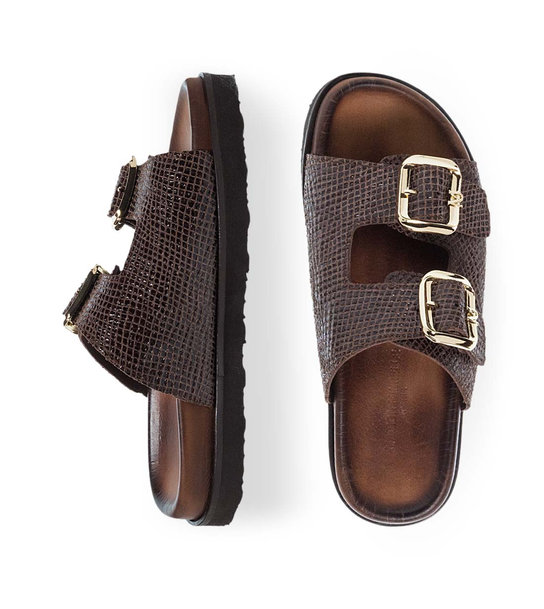 Womens Leather Sandals Maison Minrelle 11633168