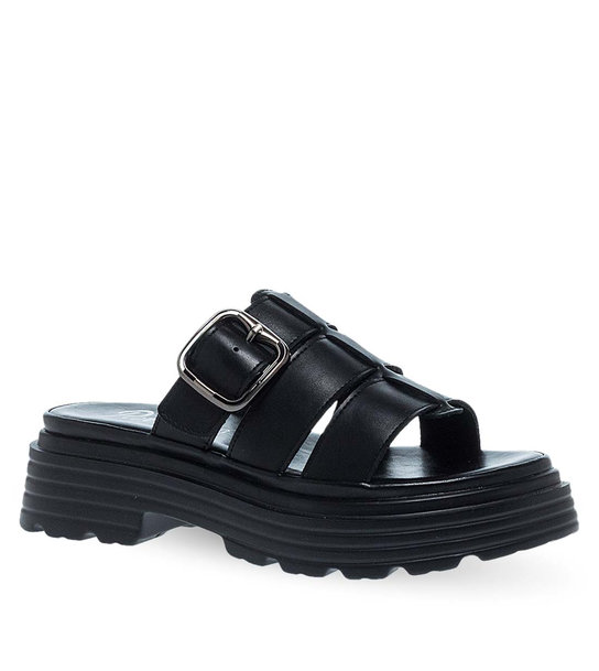 Γυναικεία Δερμάτινα Flatform Parex 12733017