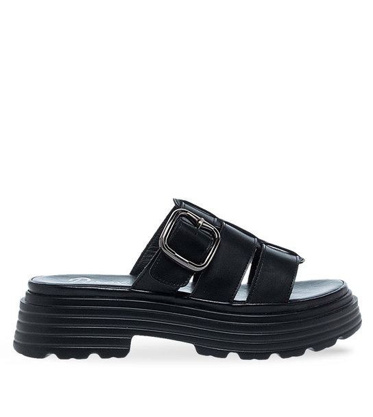Γυναικεία Δερμάτινα Flatform Parex 12733017