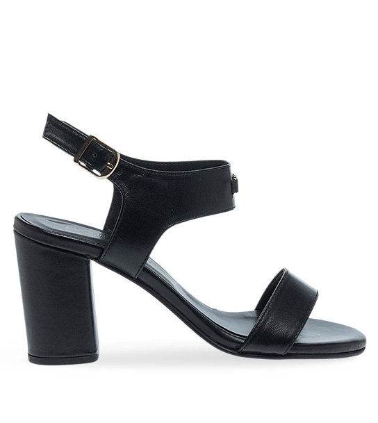 Womens Leather Heeled Sandals Maison Minrelle 11633232