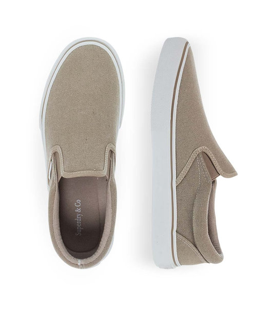 Ανδρικά Slip On Παπούτσια Superdry Sdss26301 Cobblestone