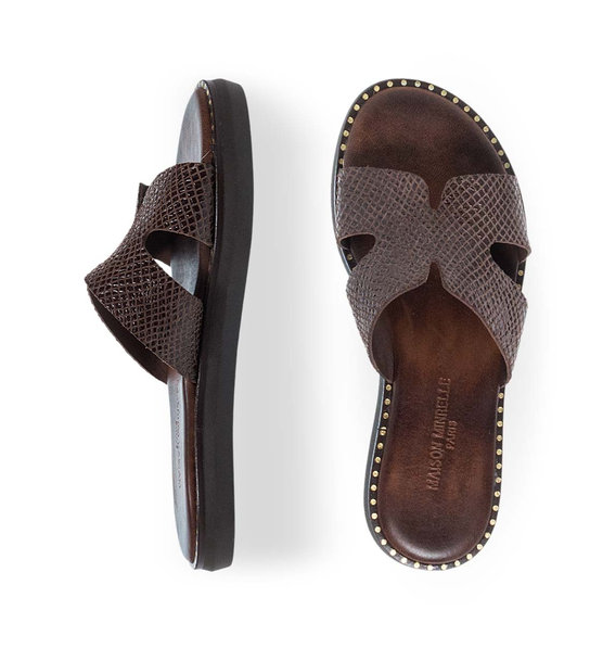 Womens Leather Sandals Maison Minrelle 11533085