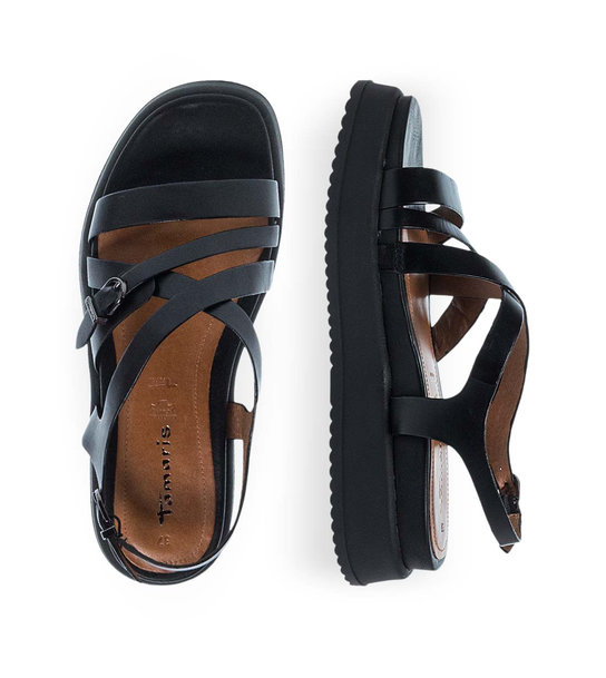 Womens Leather Sandals Tamaris 1-28365-46 001