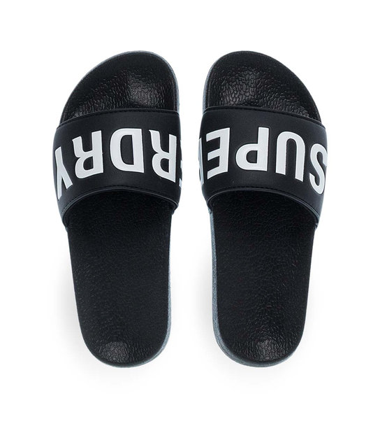 Γυναικείες Σαγιονάρες Θαλάσσης Με Φάσα Superdry Wf310256A Black