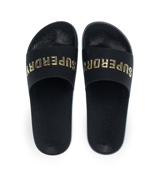 Ανδρικές Σαγιονάρες Θαλάσσης Με Φάσα Superdry Wf310257A Black/Gold