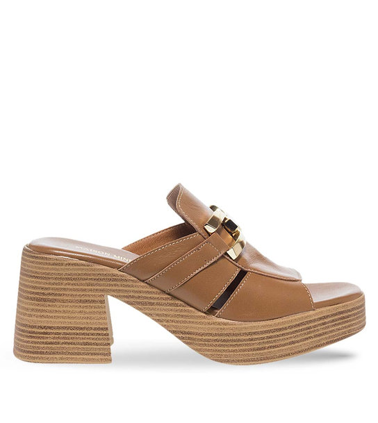 Womens Leather Mules Maison Minrelle 13029015