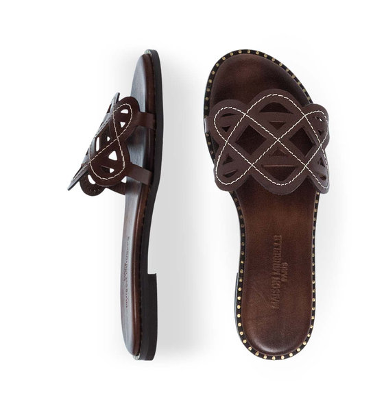 Womens Leather Sandals Maison Minrelle 11533079