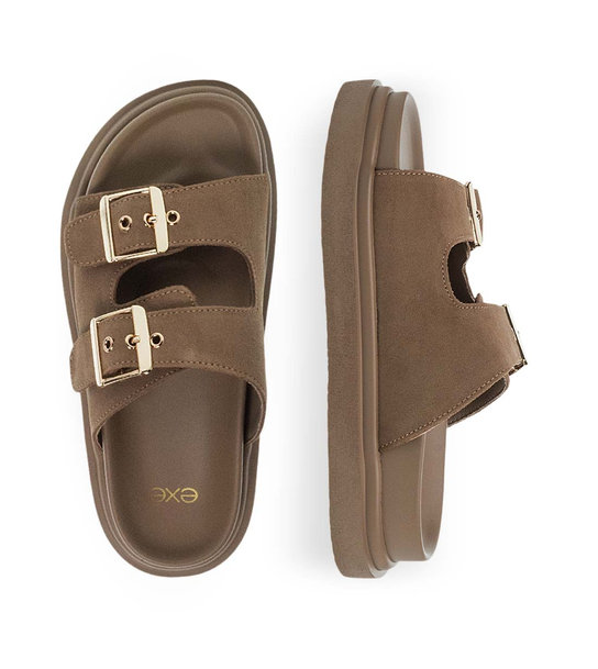Womens Leather Sandals Exe W403R232238Z/Hs53023-2