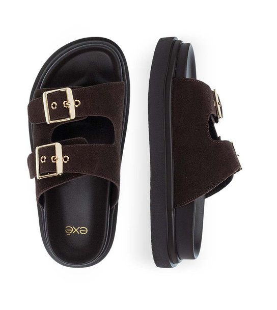 Womens Leather Sandals Exe W403R2322504/Hs53023-2