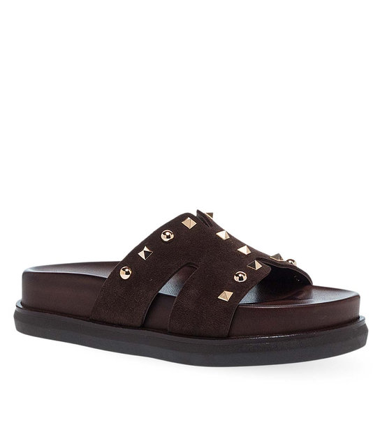 Women's Leather Flatforms Maison Minrelle 11633157